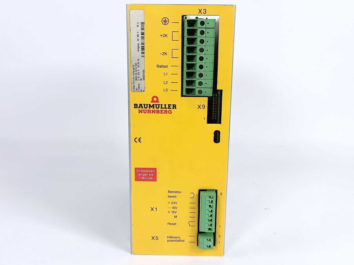 Baumüller Nürnberg BUG3-35-30-B-003 Servo Drive