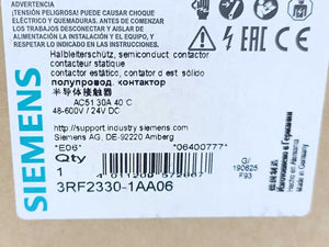 Siemens 3RF2330-1AA06 SIRIUS State Contactor