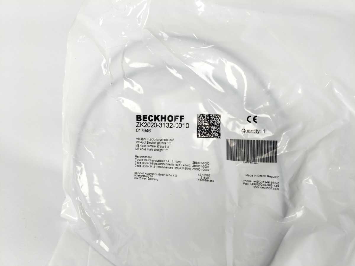Beckhoff ZK2020-3132-0010 Power Cable 1.00 m