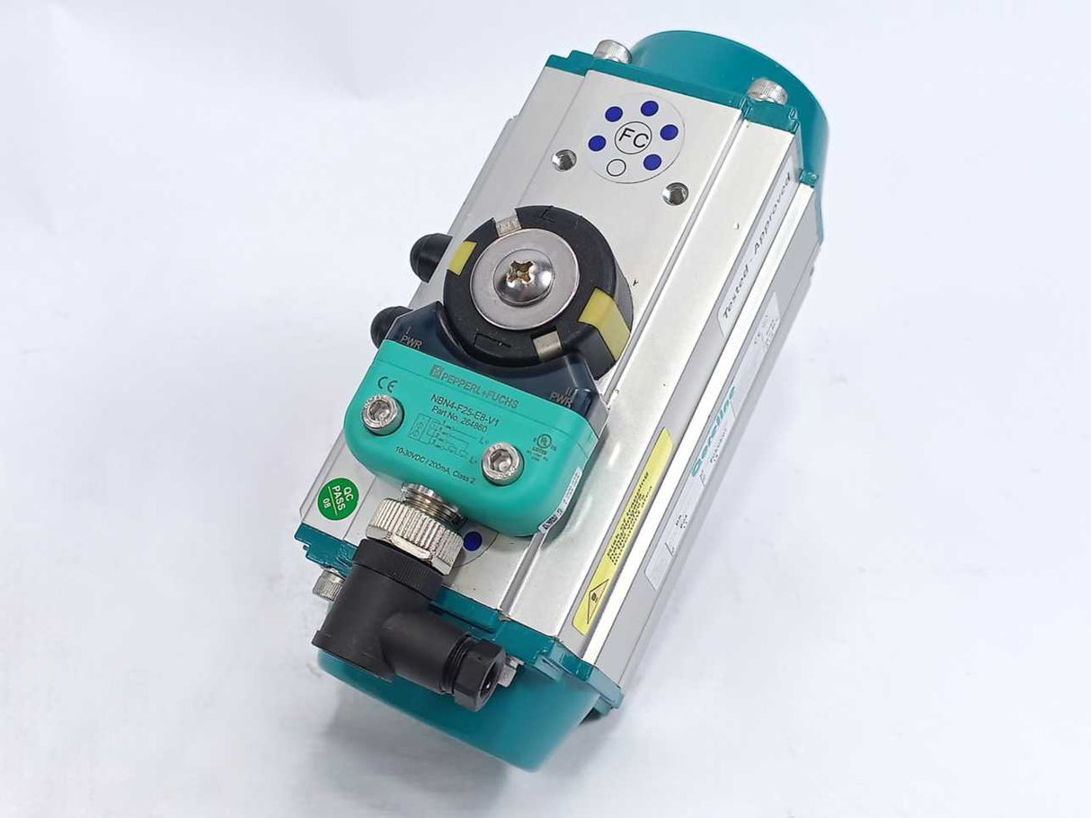 Coreline Fig. 541 Air/Spring Rack & Pinion Pneumatic Actuator w/ Position Sensor