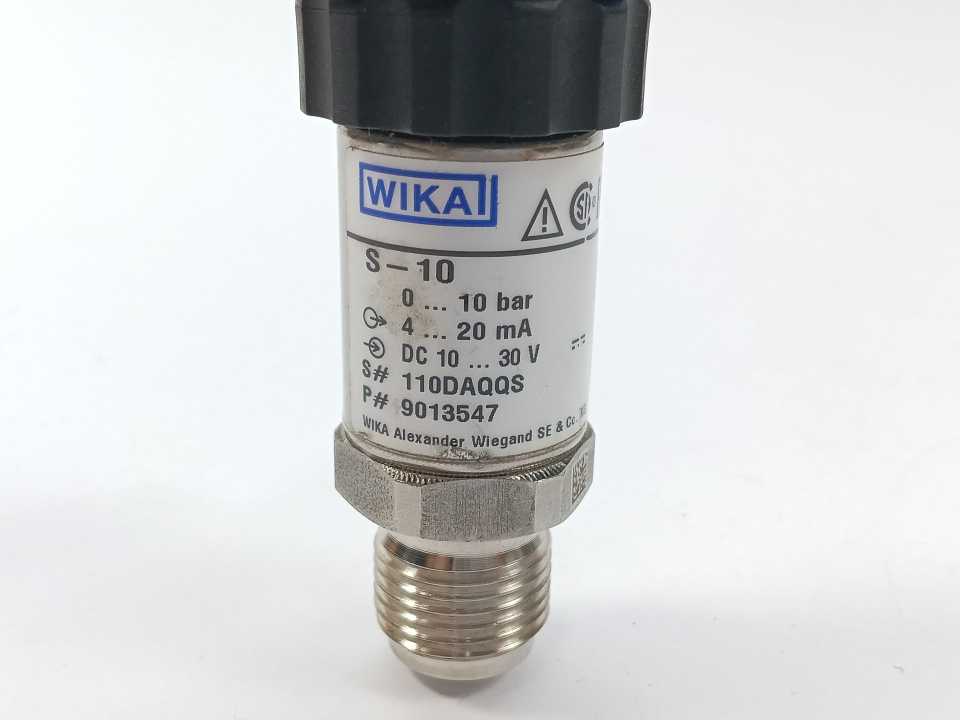 WIKA 9013547 S-10 Pressure Transmitter