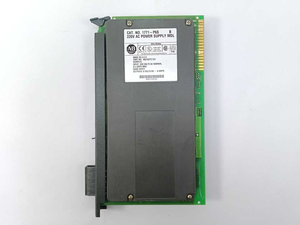 AB 1771-P6S Series B 220V AC Power Supply Module 96219272 C01
