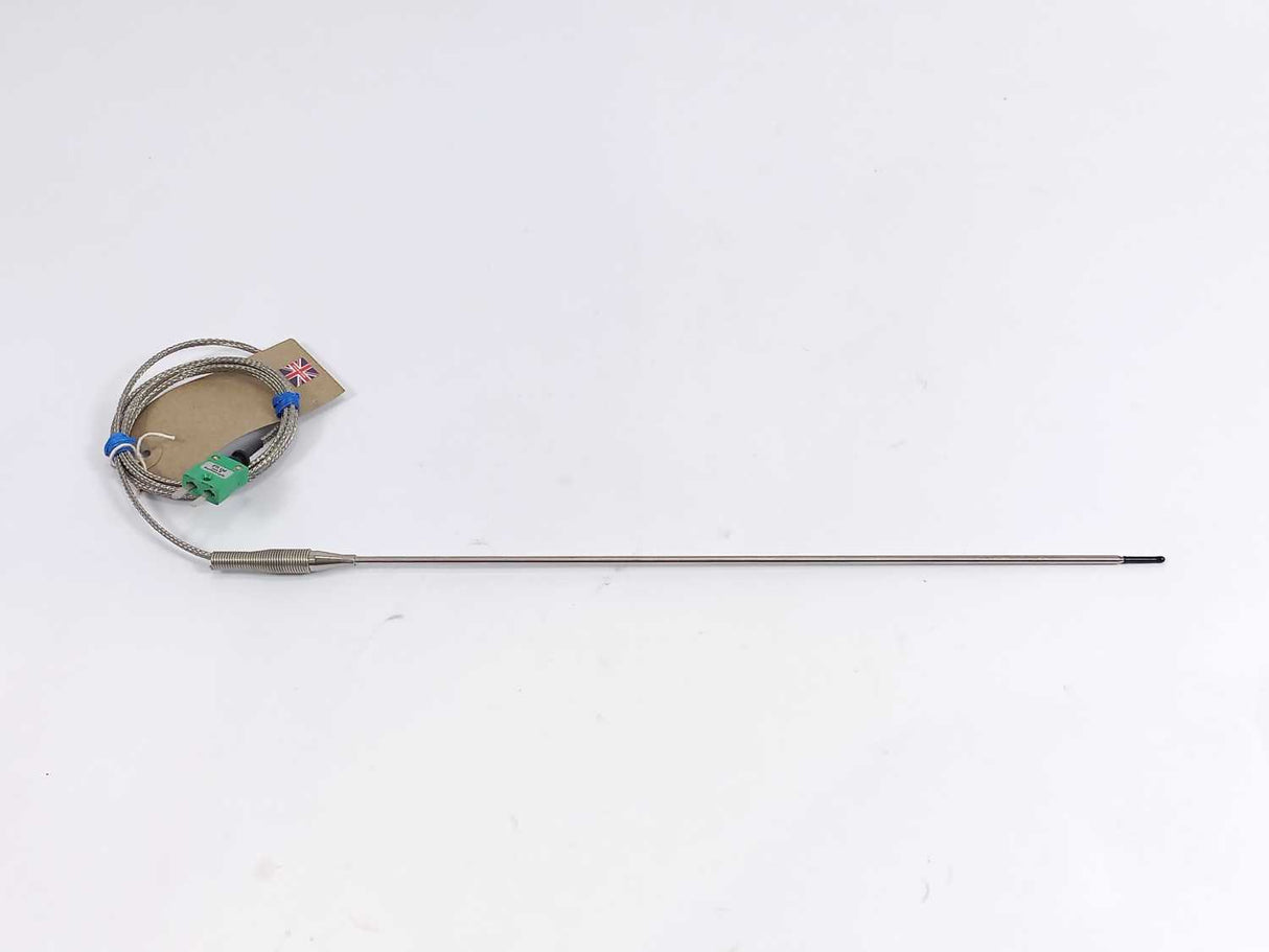 ETI 133-620 Q Series 'K' Probe 3.5 x 305mm Pot 1.2M SSOB Ld & MPK Thermocouple