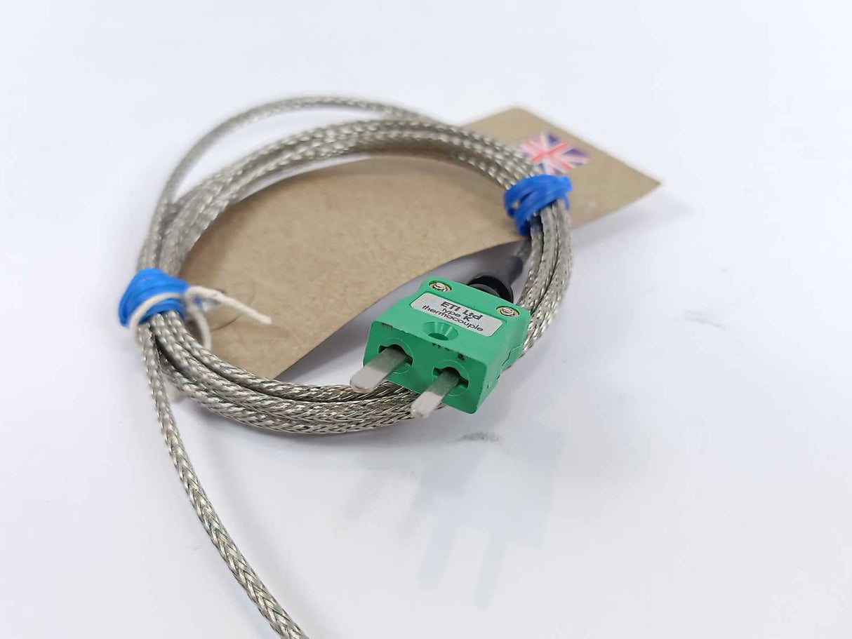 ETI 133-620 Q Series 'K' Probe 3.5 x 305mm Pot 1.2M SSOB Ld & MPK Thermocouple