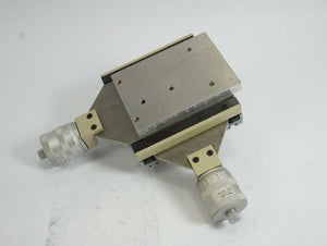 Mitutoyo 152-369 XY Precision Positioning Stage with Micrometer Heads