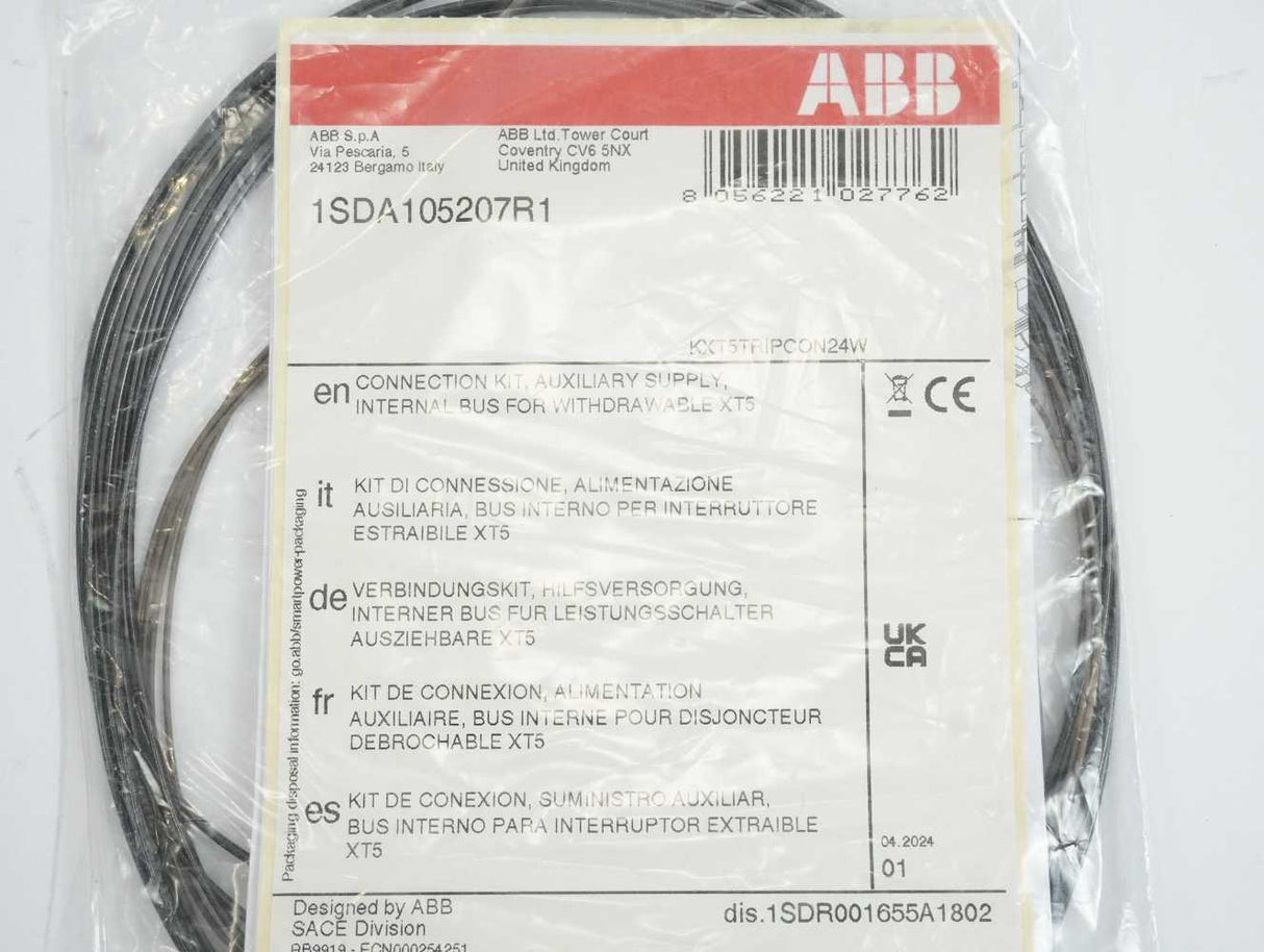 ABB 1SDA105207R1 Connection Kit, Internal Bus for Withdrawable XT5