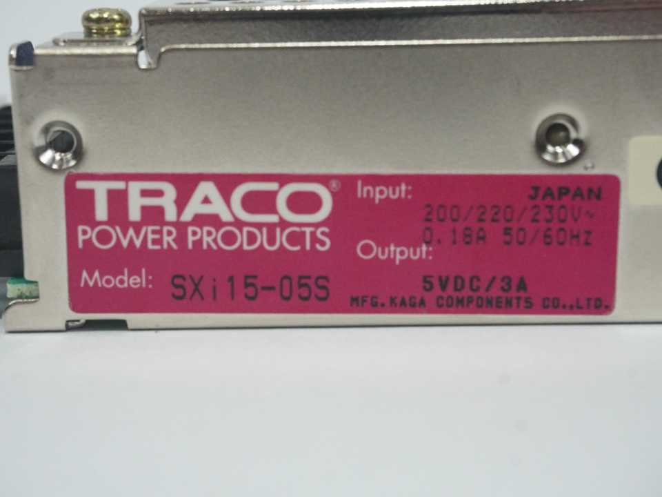 Traco Power SXi15-05S SXi15-05S Power Supply