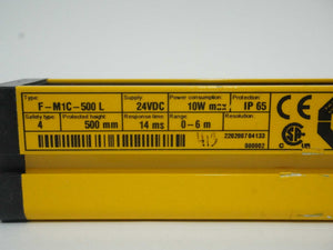 Jokab Safety F-M1C-500 L + FTR4-K1C-500L* Safety Light Curtain Set T+R