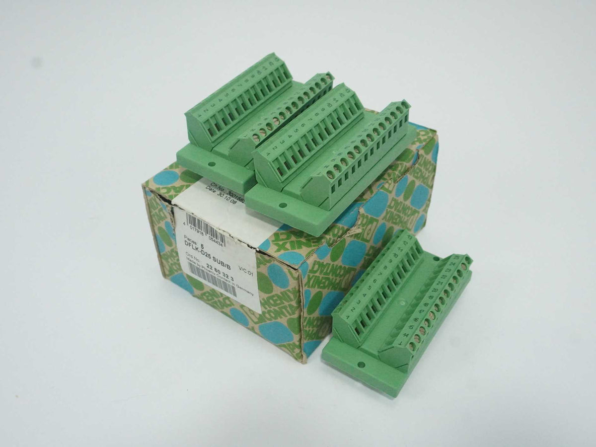 Phoenix Contact 2280323 DFLK-D25 SUB/B Termination Board Batch 3pcs.