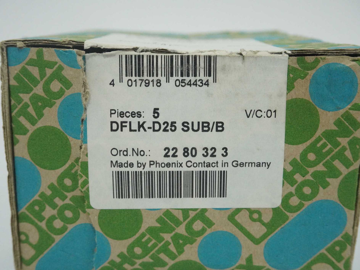 Phoenix Contact 2280323 DFLK-D25 SUB/B Termination Board Batch 3pcs.