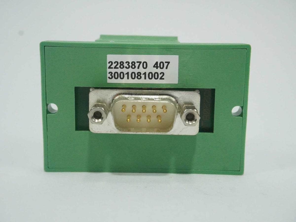 Phoenix Contact 2283870 DFLK-D 9 SUB/S Termination Board Batch 5pcs.