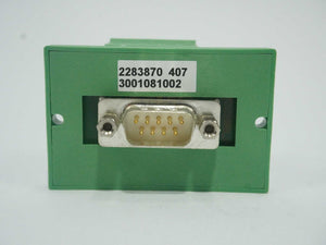 Phoenix Contact 2283870 DFLK-D 9 SUB/S Termination Board Batch 5pcs.