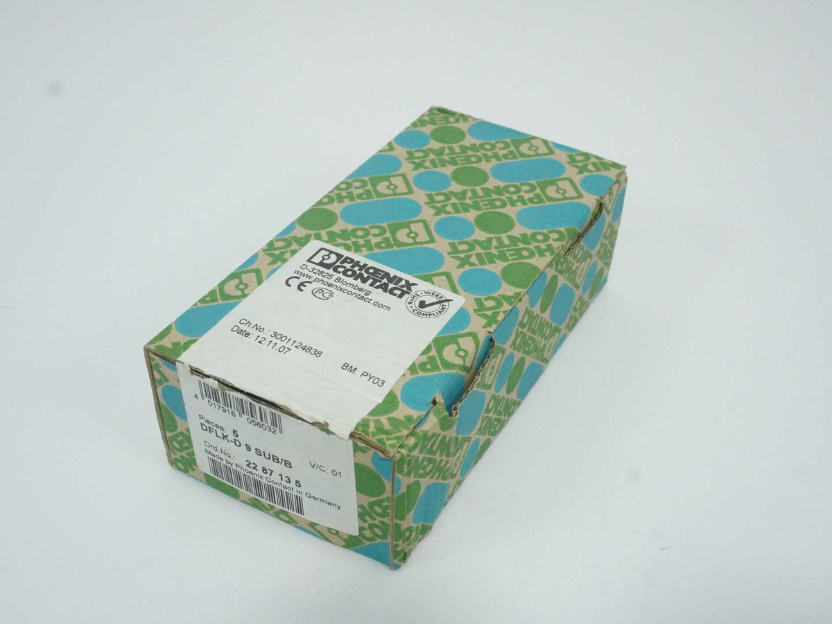 Phoenix Contact 2287135 DFLK-D 9 SUB/B Termination Board Batch of 5pcs.