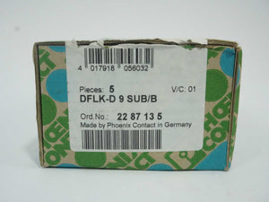 Phoenix Contact 2287135 DFLK-D 9 SUB/B Termination Board Batch of 5pcs.
