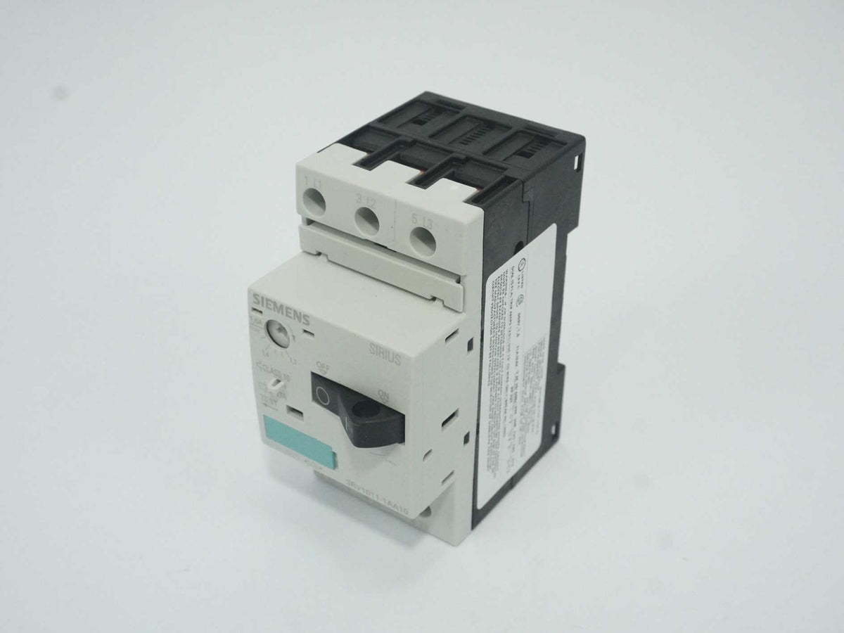 Siemens 3RV1011-1AA10 3RV1011-1AA10 Circuit Breaker 1.1-1.6A