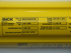 SICK 1200125 M40Z-025023TB0 M4000 Advanced AP Safety Light Curtain