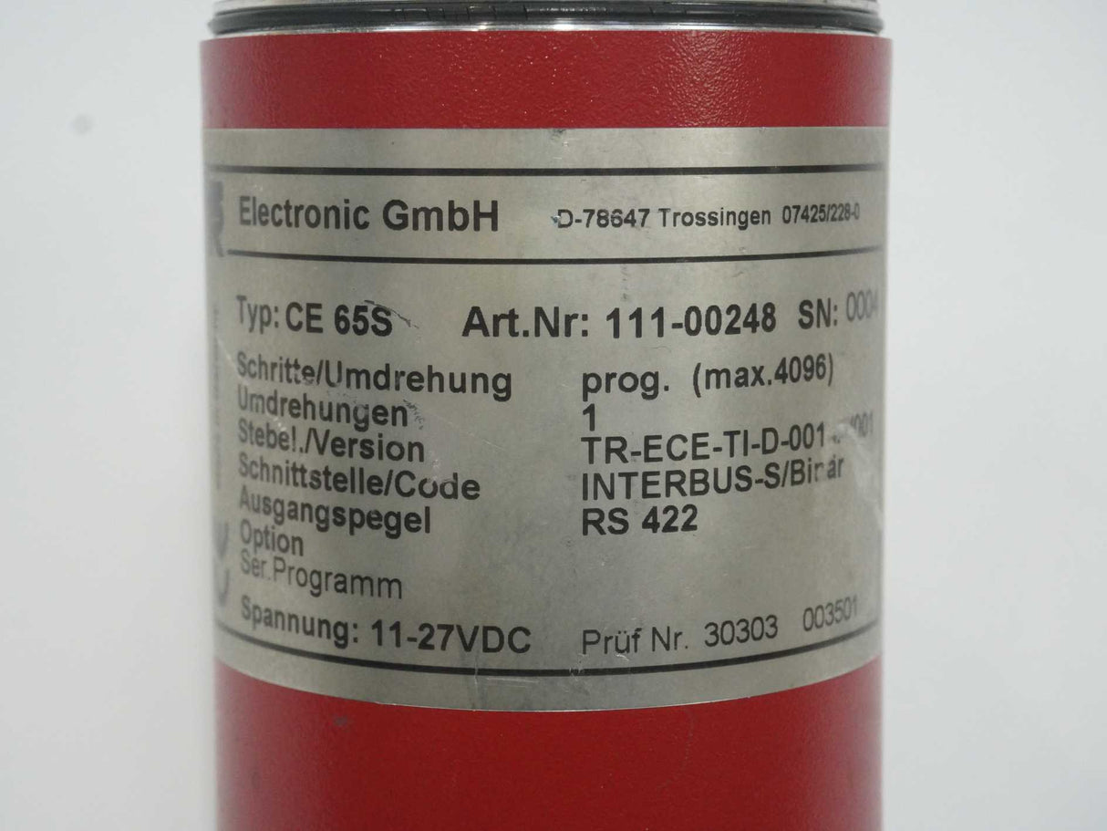 TR Electronic 111-00248 CE 65S RS 422 Singleturn Encoder