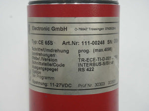 TR Electronic 111-00248 CE 65S RS 422 Singleturn Encoder