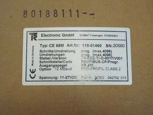 TR Electronic 110-01460 CE 65M RS 485 Multiturn Encoder PROFIBUS-DP