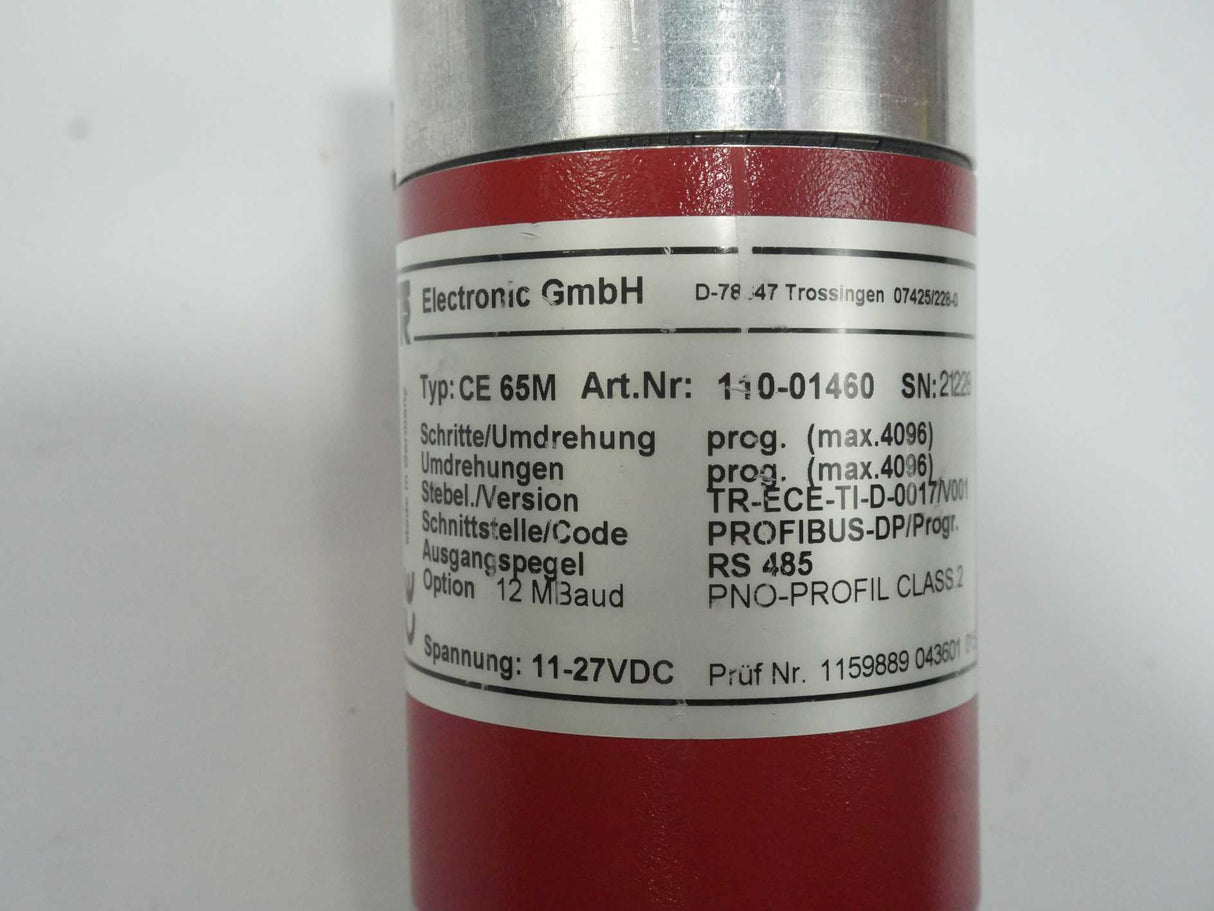 TR Electronic 110-01460 CE 65M RS 485 Multiturn Encoder