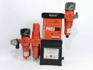 Parker Domnick Hunter DM002 PNEUDRI Heatless Dryer w/ AAR-0009G & AO0009G