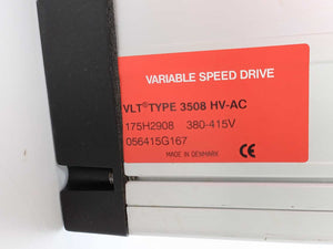 Danfoss 175H2908 VLT Type 3508 HV-AC Variable Speed Drive 380-415V
