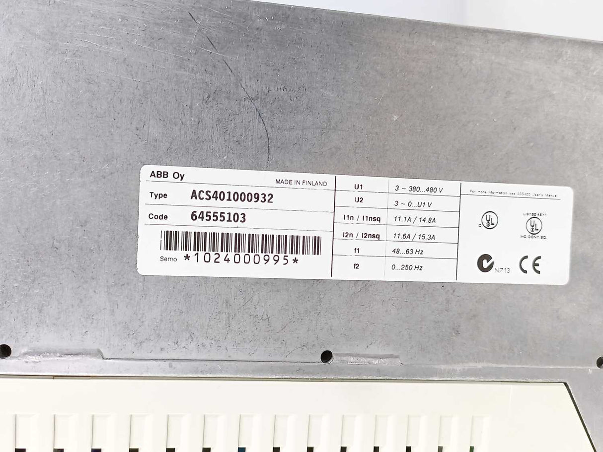 ABB 64555103 ACS401000932 Inverter