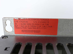 Danfoss VLT5001PT5C20SBR3DLF00A00C0 175Z0120 1.7kVA Variable Speed Drive