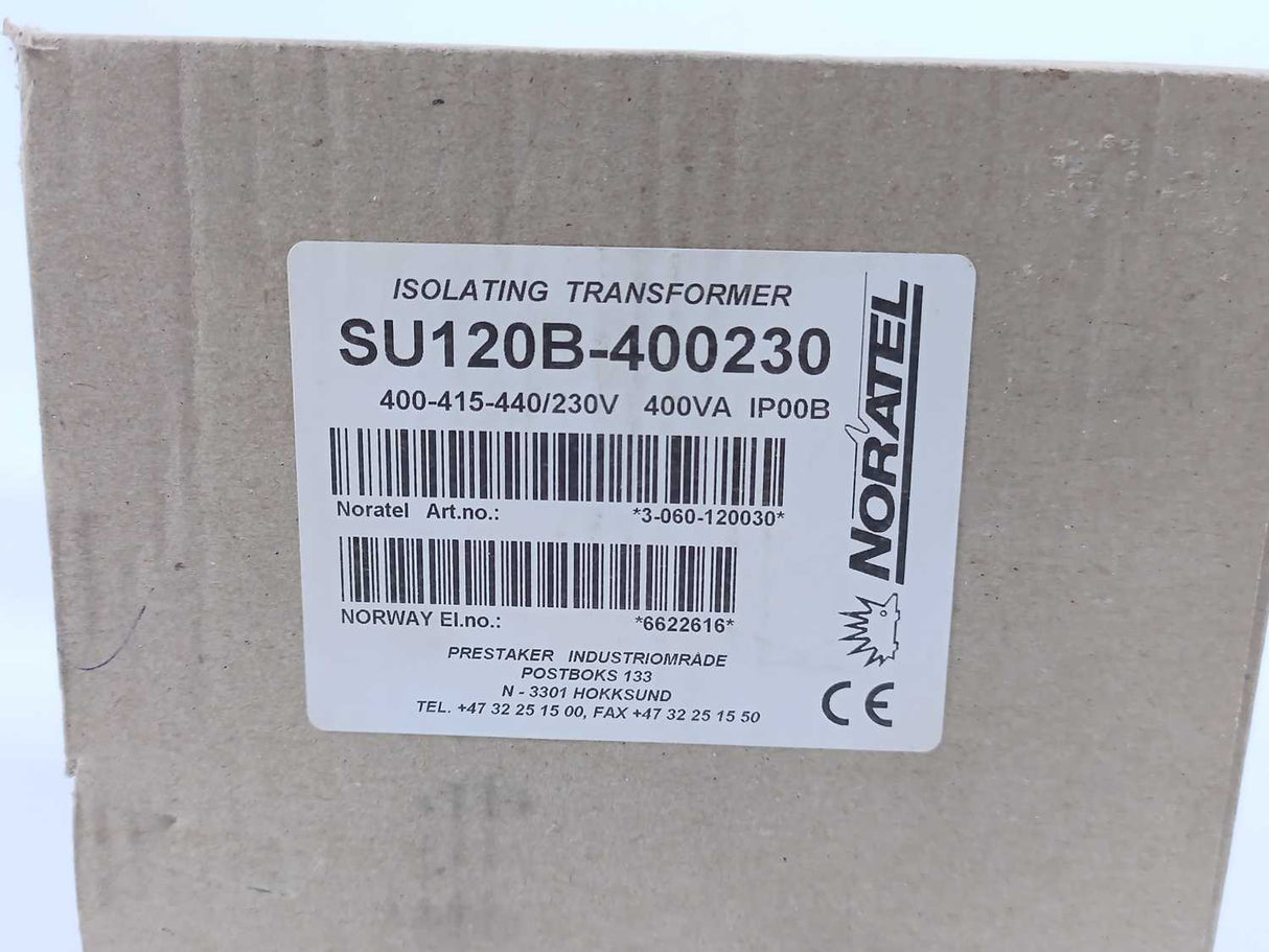 Noratel 3-060-120030 SU120B-400230 Isolating Transformer 47-63Hz