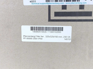 Pfannenberg 11665102055 PF 65.000 Filterfan 50/60Hz