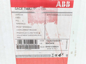 ABB 1SDA054400R1 T5N 630 PR221DS-LS/I Circuit Breaker