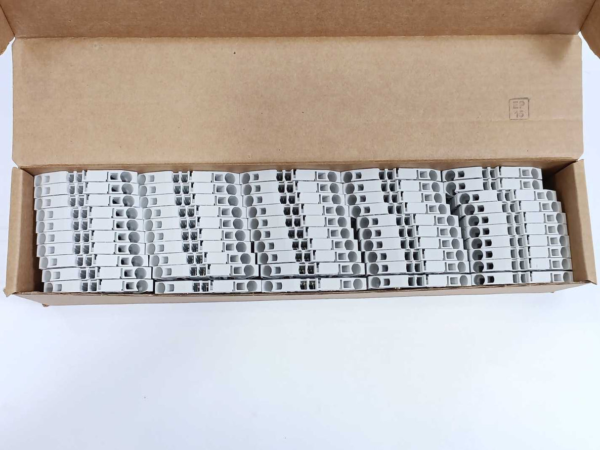 TE Connectivity 1SNK706010R0000 Fed-Through Terminal Blocks, Batch of 50 pcs.