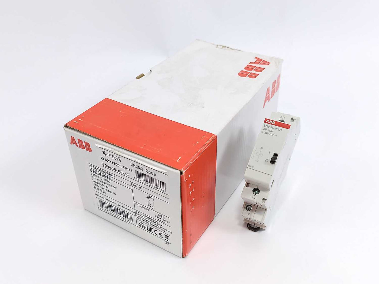 ABB 2TAZ312000R2011 E290-16-10/230 Electromechanical Latching Relay, Batch of 10