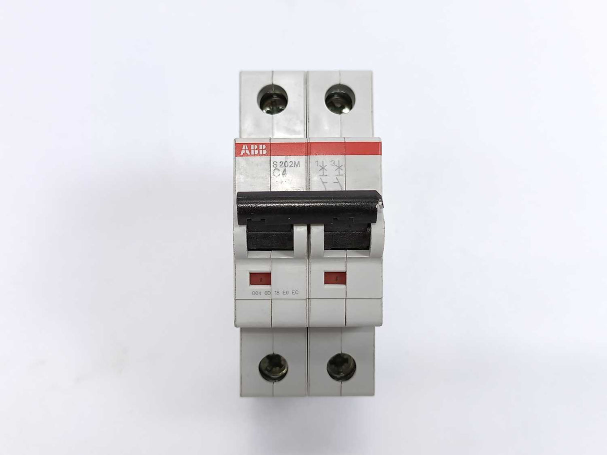 ABB 2CDS 272 001 R0044 S202M-C4 Miniature Circuit Breaker, Batch of 4 pcs.