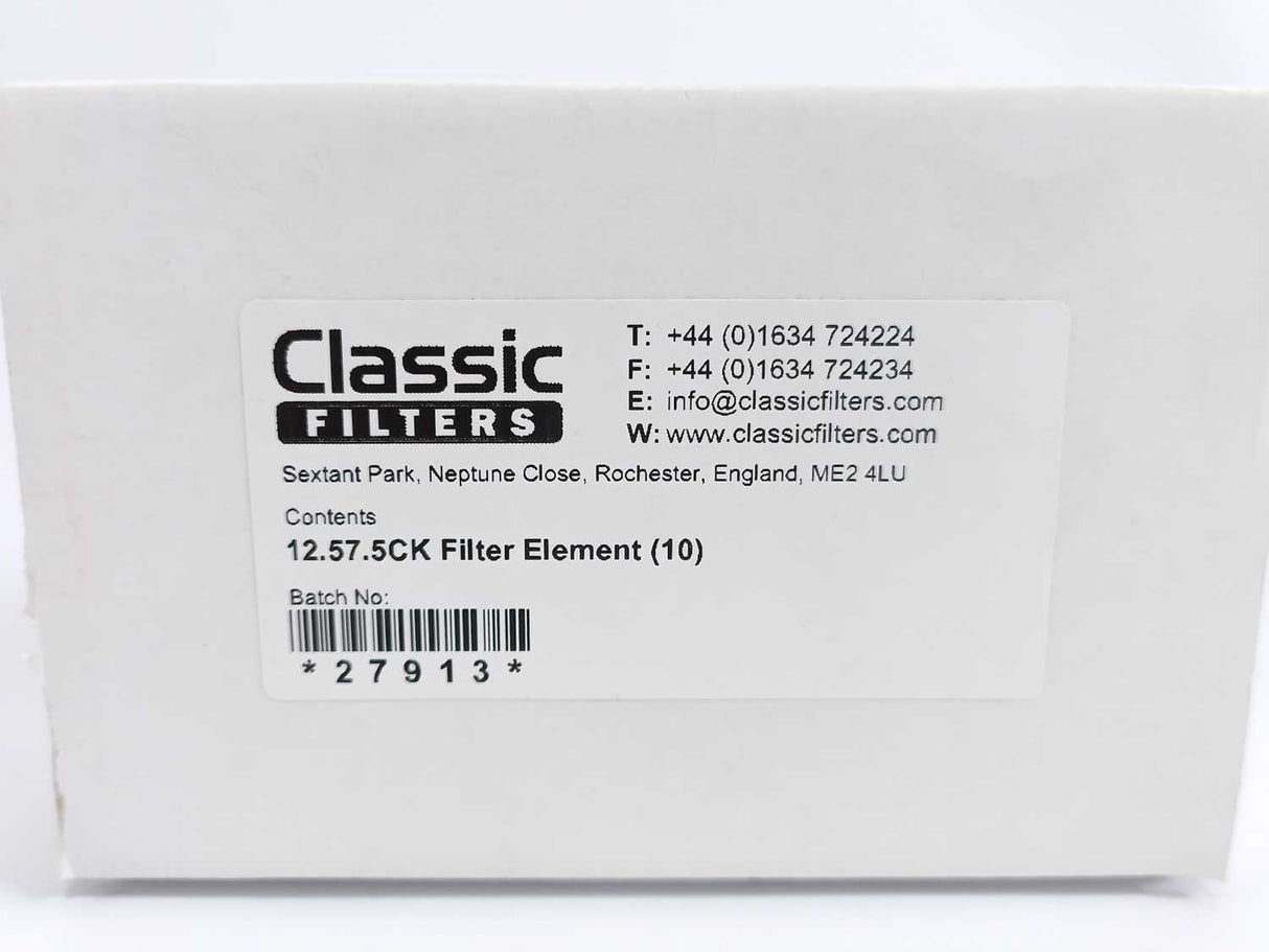 Classic Filters 12.57.5CK Filter Element Batch 10 pcs.