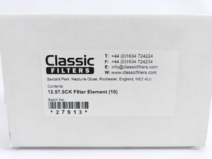 Classic Filters 12.57.5CK Filter Element Batch 10 pcs.