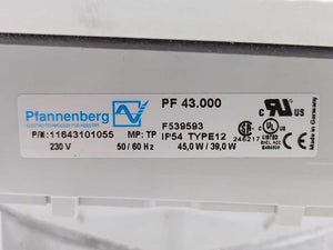 Pfannenberg 11643101055 PF 43.000 Filter Fan