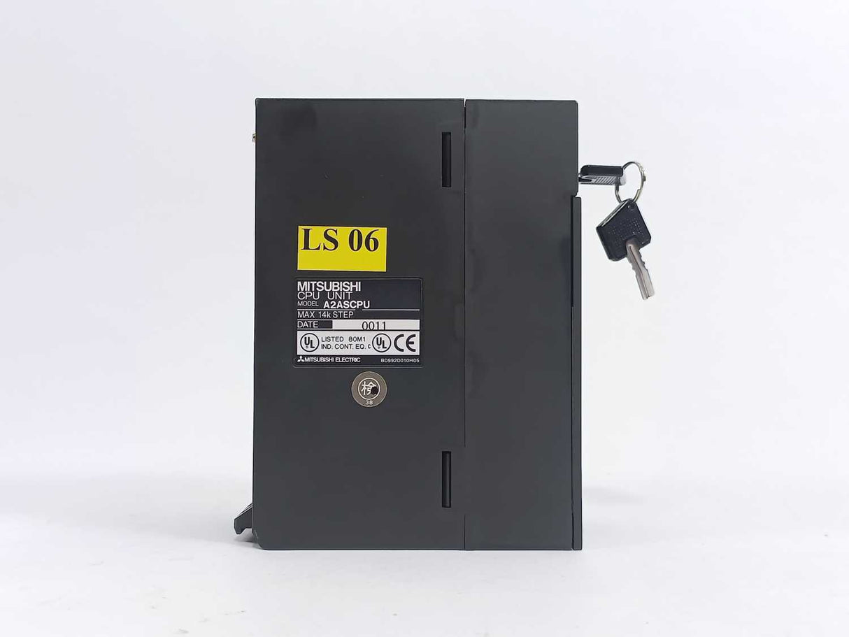 Mitsubishi A2ASCPU CPU Unit w/ Keys