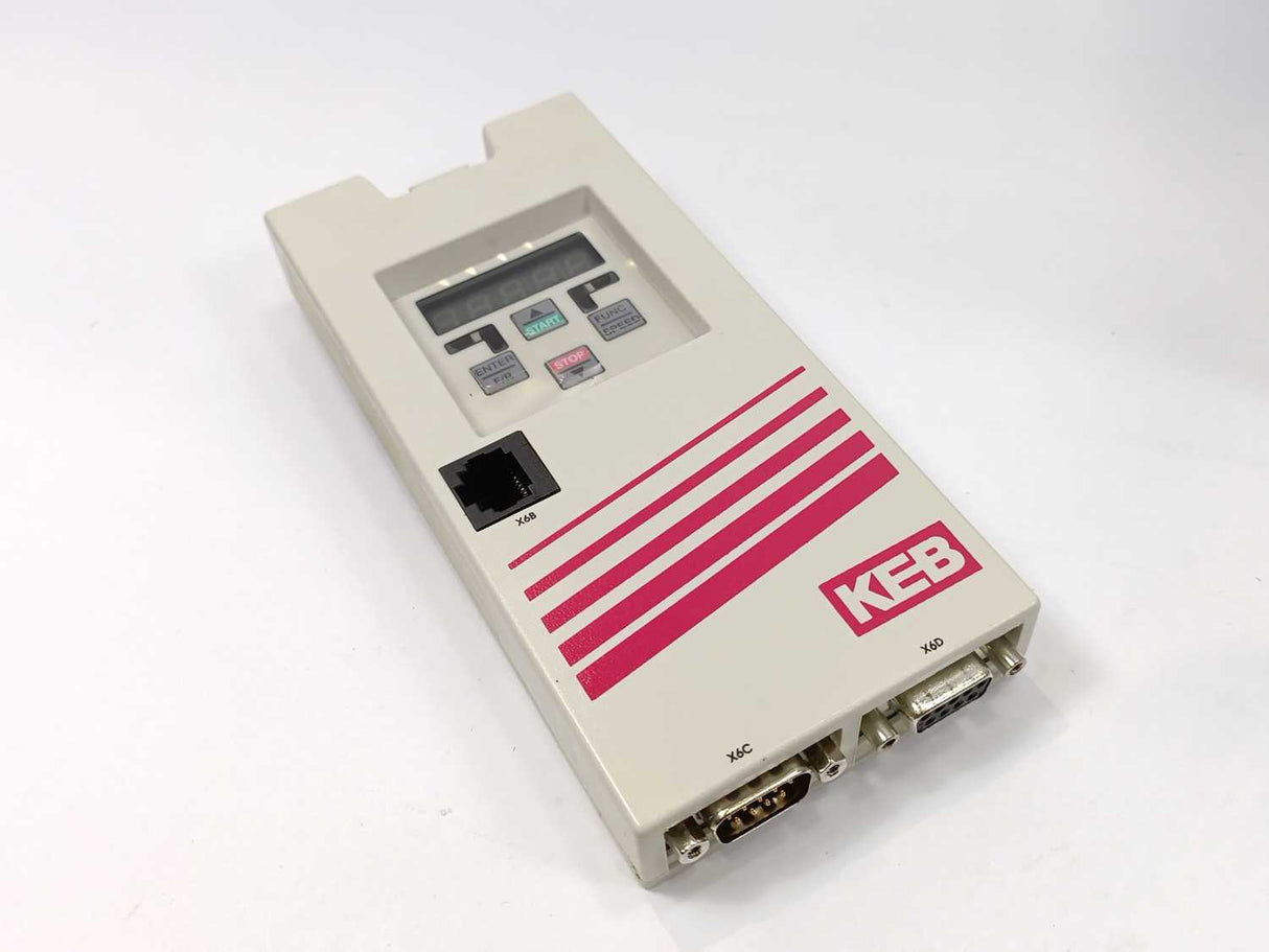 Keb 15F5A1G-YR60 F5, In: 50/60Hz, 400V, 31,2A. Out: 800Hz 24A 17kVA