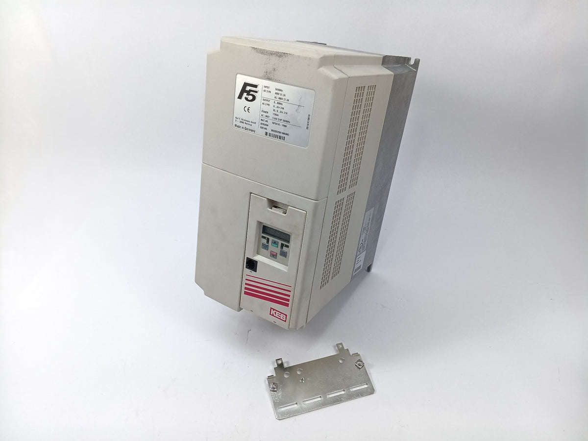 Keb 15F5A1G-YR60 F5, In: 50/60Hz, 400V, 31,2A. Out: 800Hz 24A 17kVA