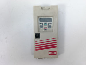 Keb 15F5A1G-YR60 F5, In: 50/60Hz, 400V, 31,2A. Out: 800Hz 24A 17kVA
