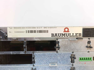 Baumüller BM4443-ZI2-01205-0306 Servo Drive w/ BM4XXX-XXX-X12XX-0306 Gr.2-7