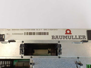 Baumüller BM4424-ST3-01200-0306 Servo Drive w/ BM4XXX-XXX-X12XX-0306 Gr.2-7