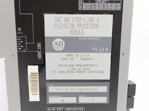 AB 1785-L30B Ser. A Rev. C PLC - 5/30 Processor w/ 1785-ENET