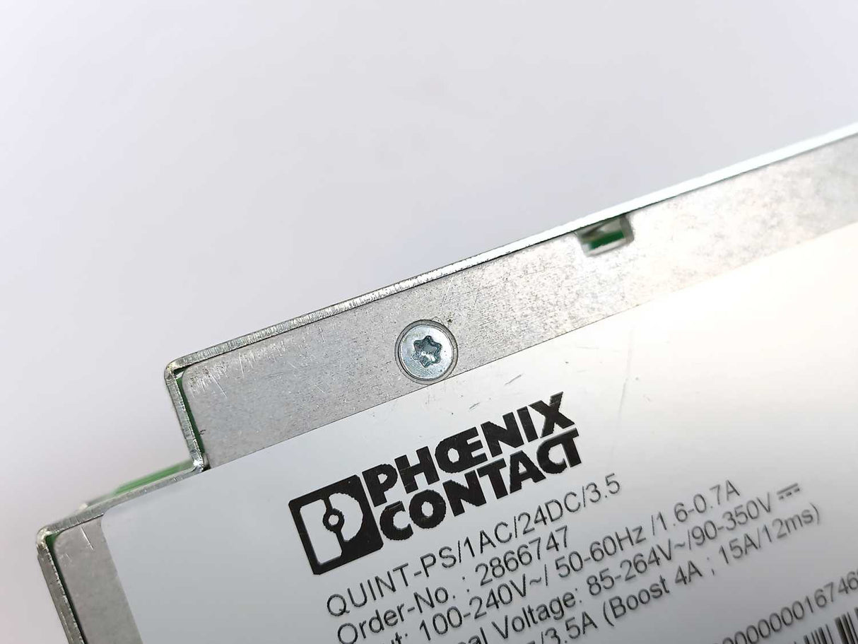 Phoenix Contact 2866747 QUINT-PS/1AC/24DC/3.5A Power Supply