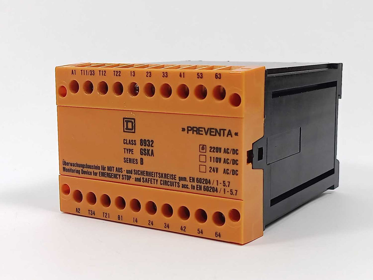 Square D GSKA 8932 PREVENTA Safety Relay