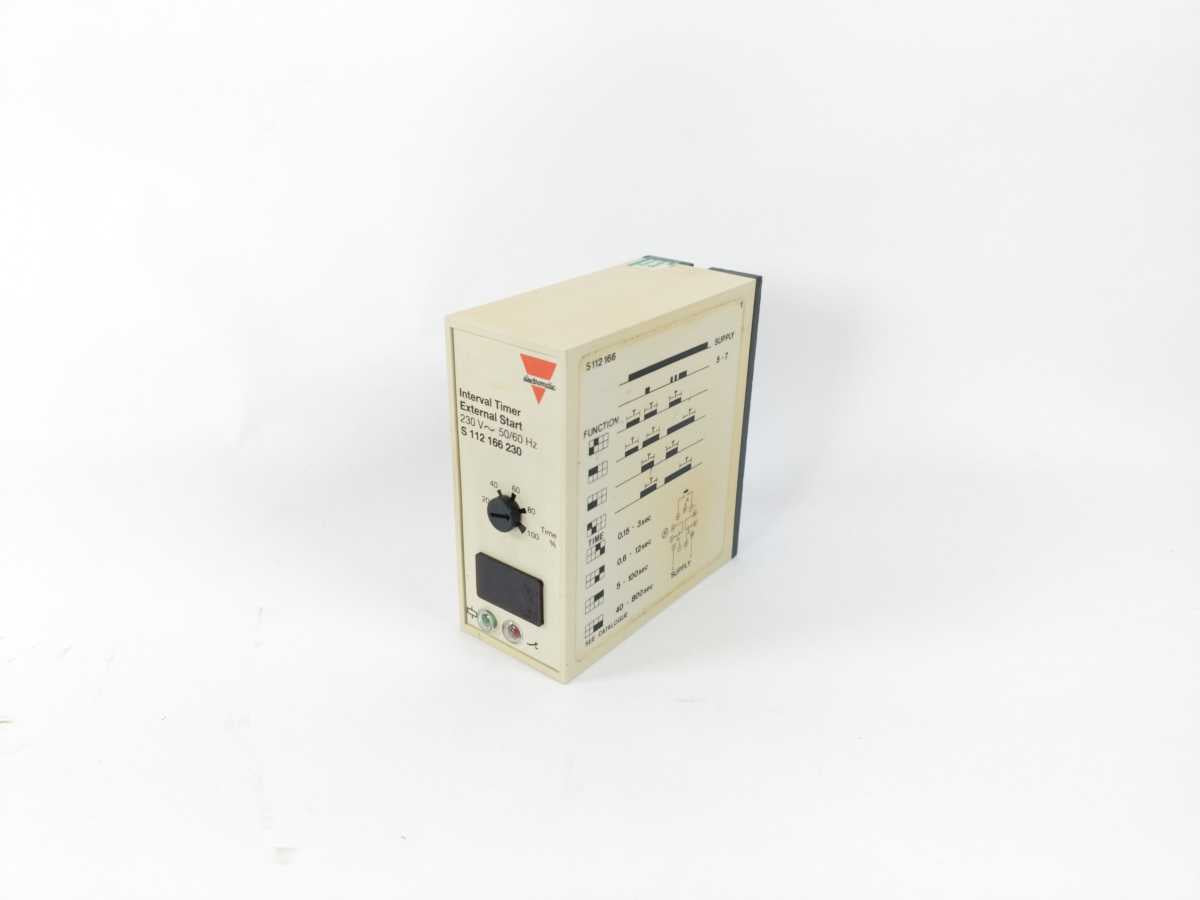 Carlo Gavazzi S 112 166 230 Interval Timer External Start