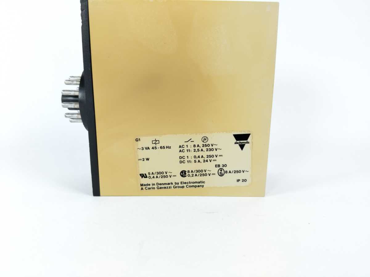 Electromatic S 110 166 230 Combi Timer Automatic Start