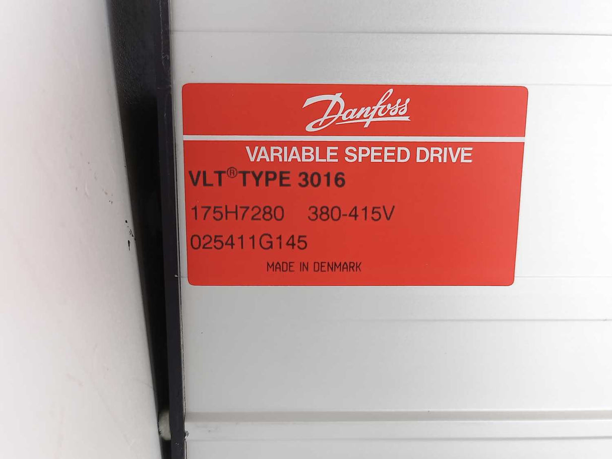 Danfoss 175H7280 VLT Type 3016 Variable speed drive