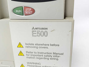 Mitsubishi FR-E540-5.5K-EC Inverter Drive 5.5kW w/ FR-E5NF-H7.5K Noise Filter